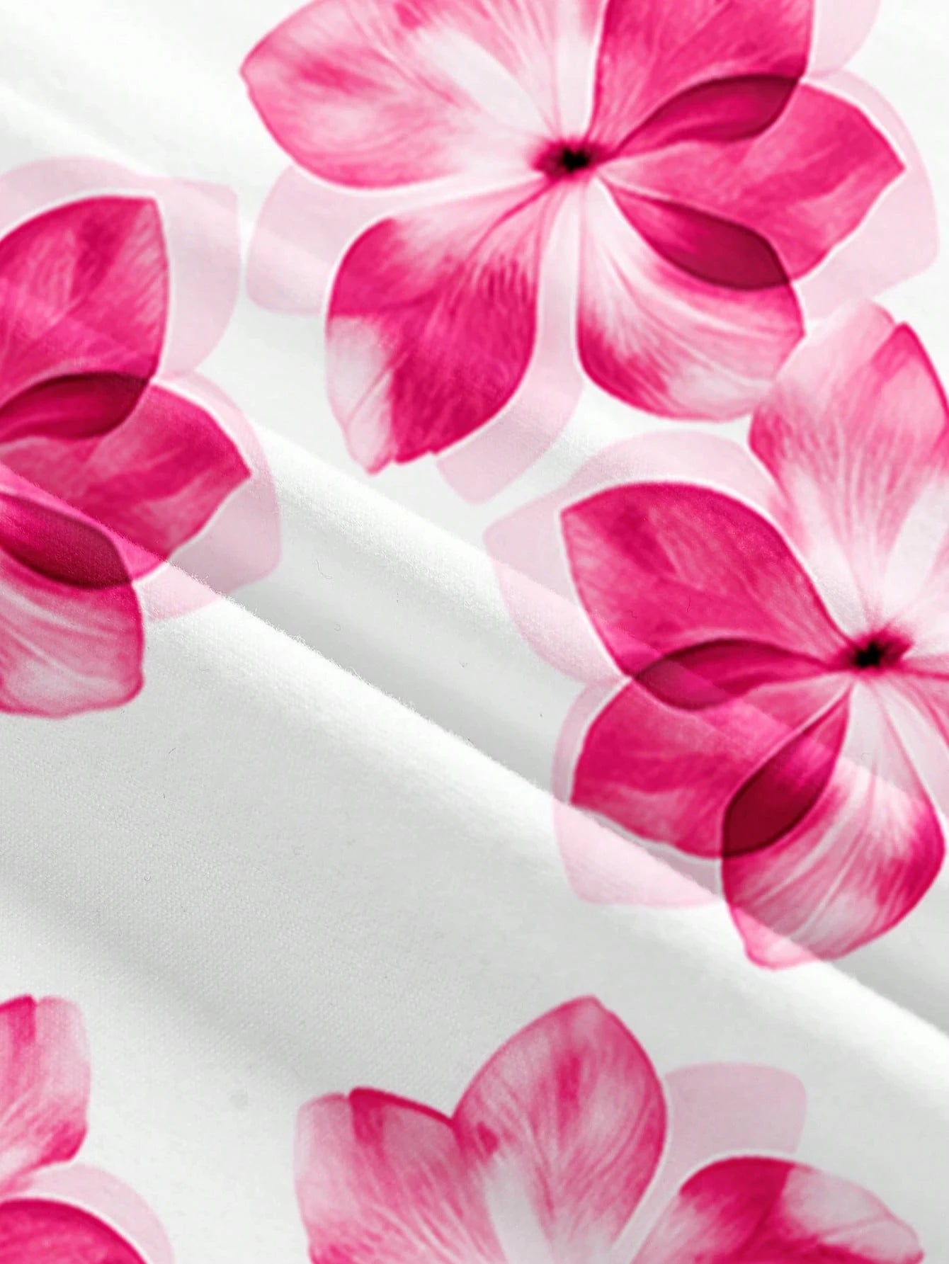Vit Blommig Off-shoulder Minikläning